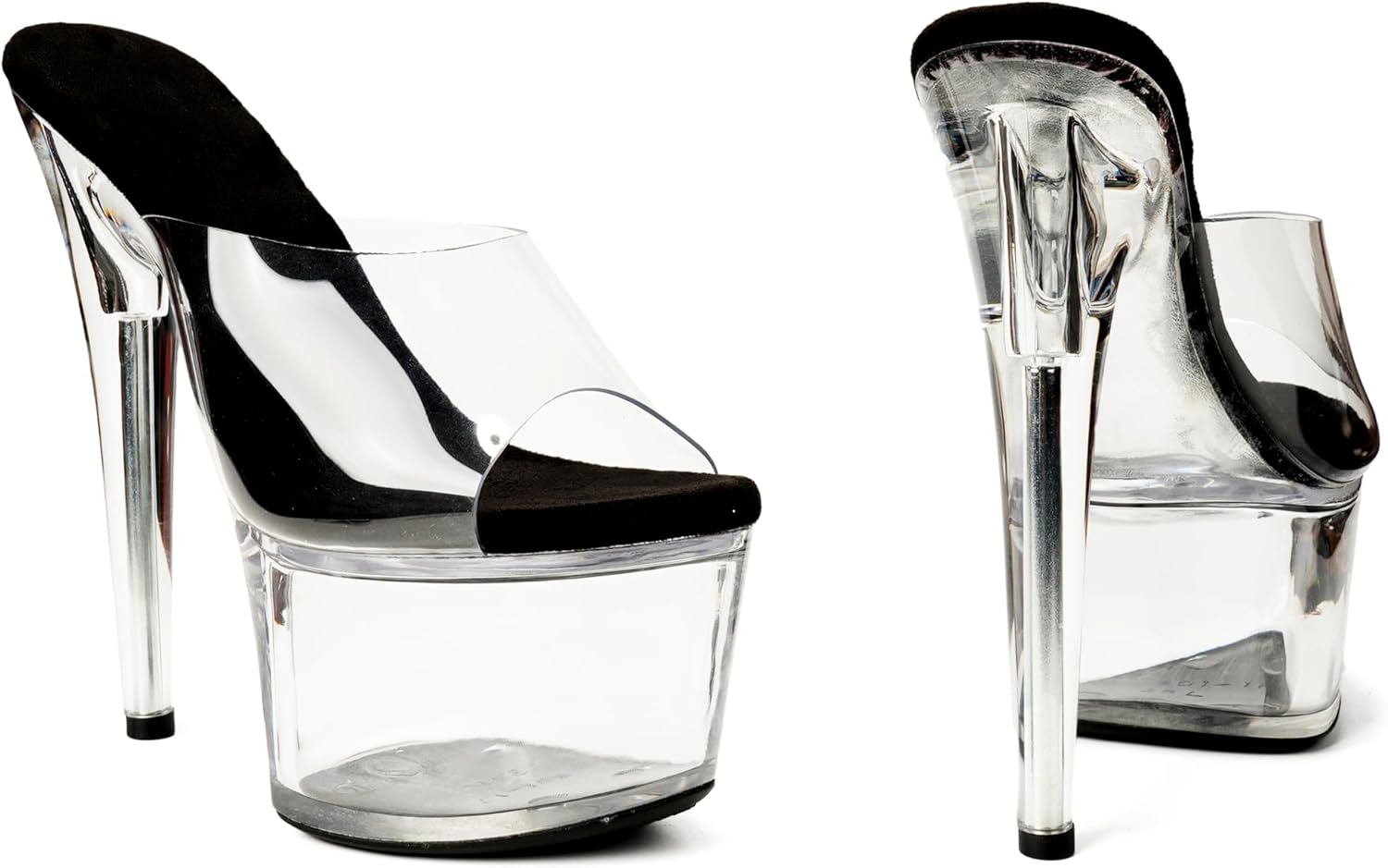 WUXIN H&P Women's 7 in Platform Sandal Heels,Sexy Stiletto Pole Dance Exotic Shoes 17 cm - Image 6