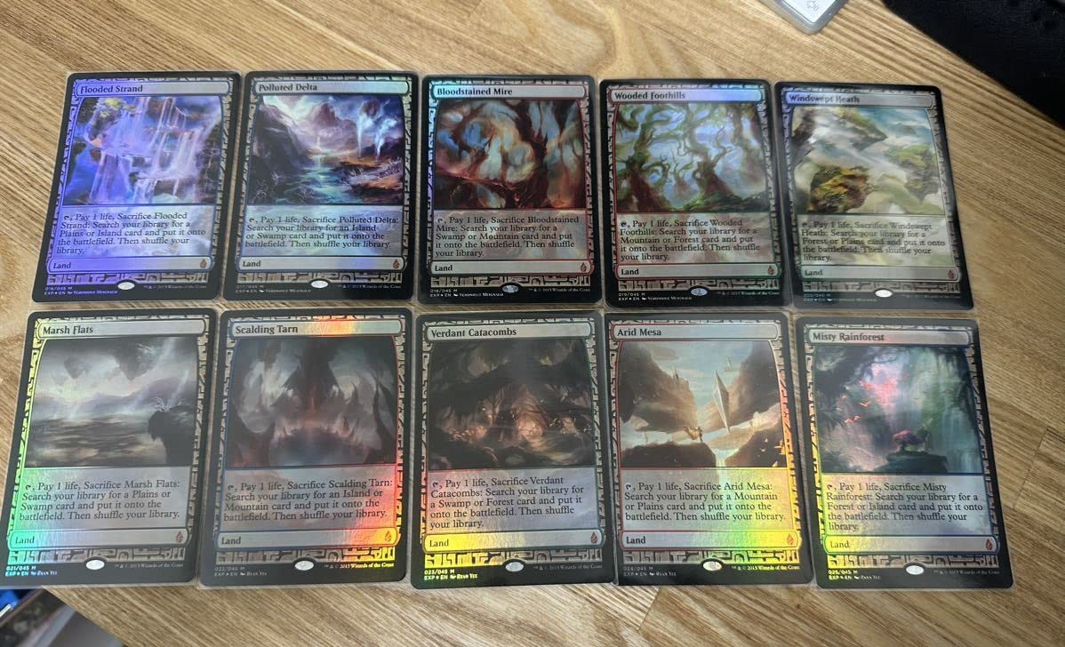 Amazon.co.jp: MTG フェッチランドEXP10種類コンプ マスターピース 