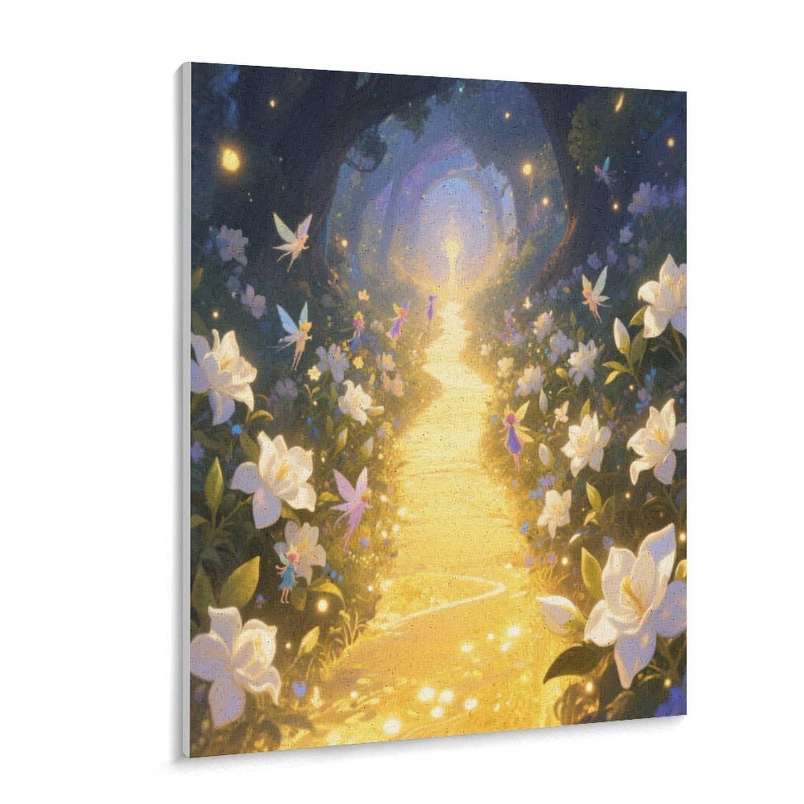 KOAYUBFC Gardenia Malen nach Zahlen Kit für Erwachsene Anfänger Erwachsene Malen nach Zahlen Kits auf Leinwand DIY Acryl Ölfarben Malerei mit Pinseln für Geschenk Home Wall Decor