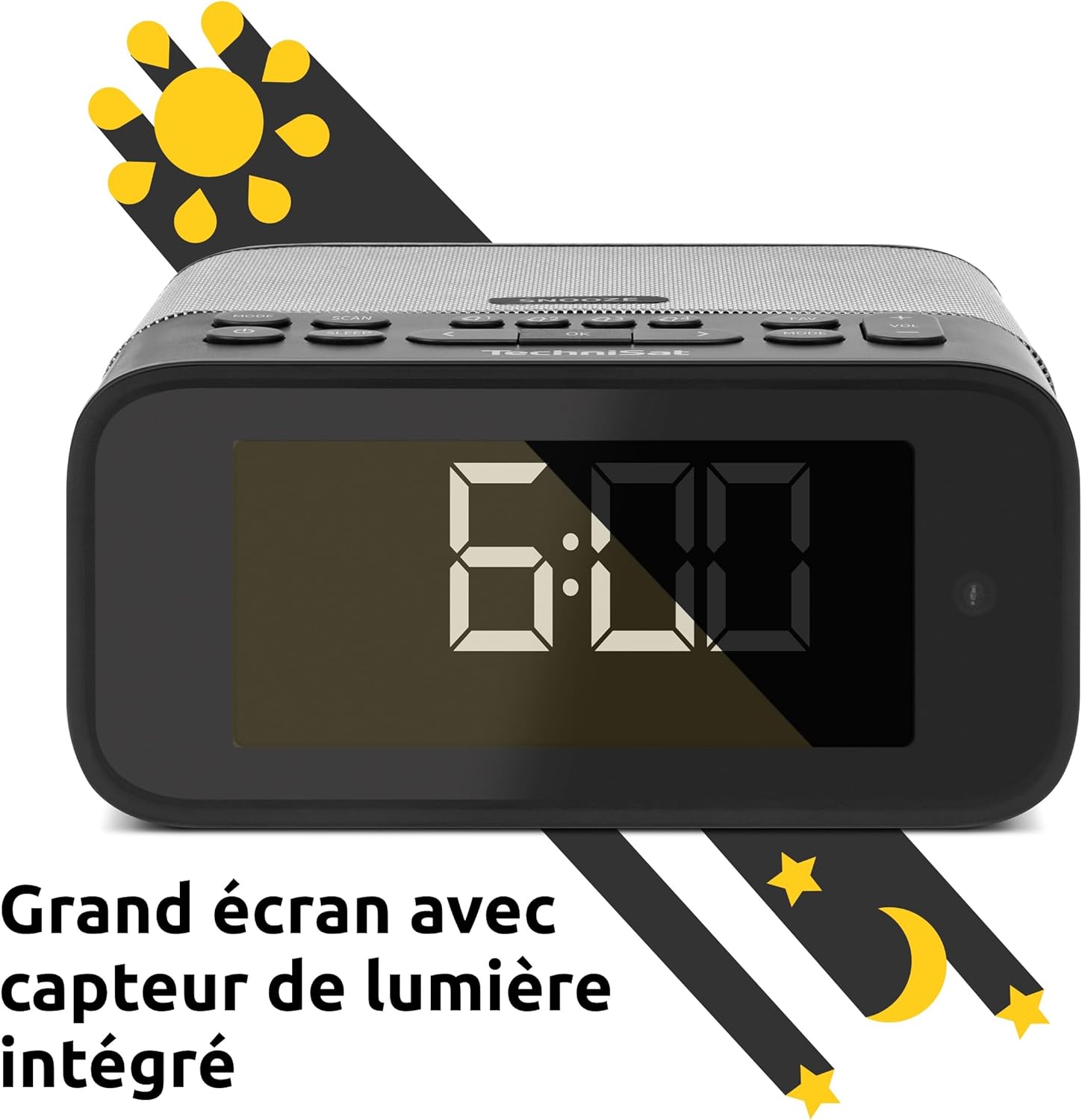 TechniSat DIGITRADIO 52 BT large display with light sensor