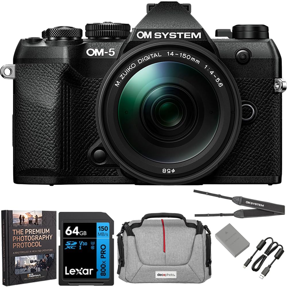 Amazon.com : OM SYSTEM Olympus OM-5 Mark II Camera with M.ZUIKO 14