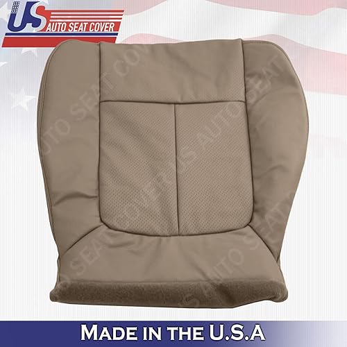 Miniatura 7 de 2009 2010 para Ford F150 Lariat Front BOTFor Toms Cubierta de cuero perforada marrón