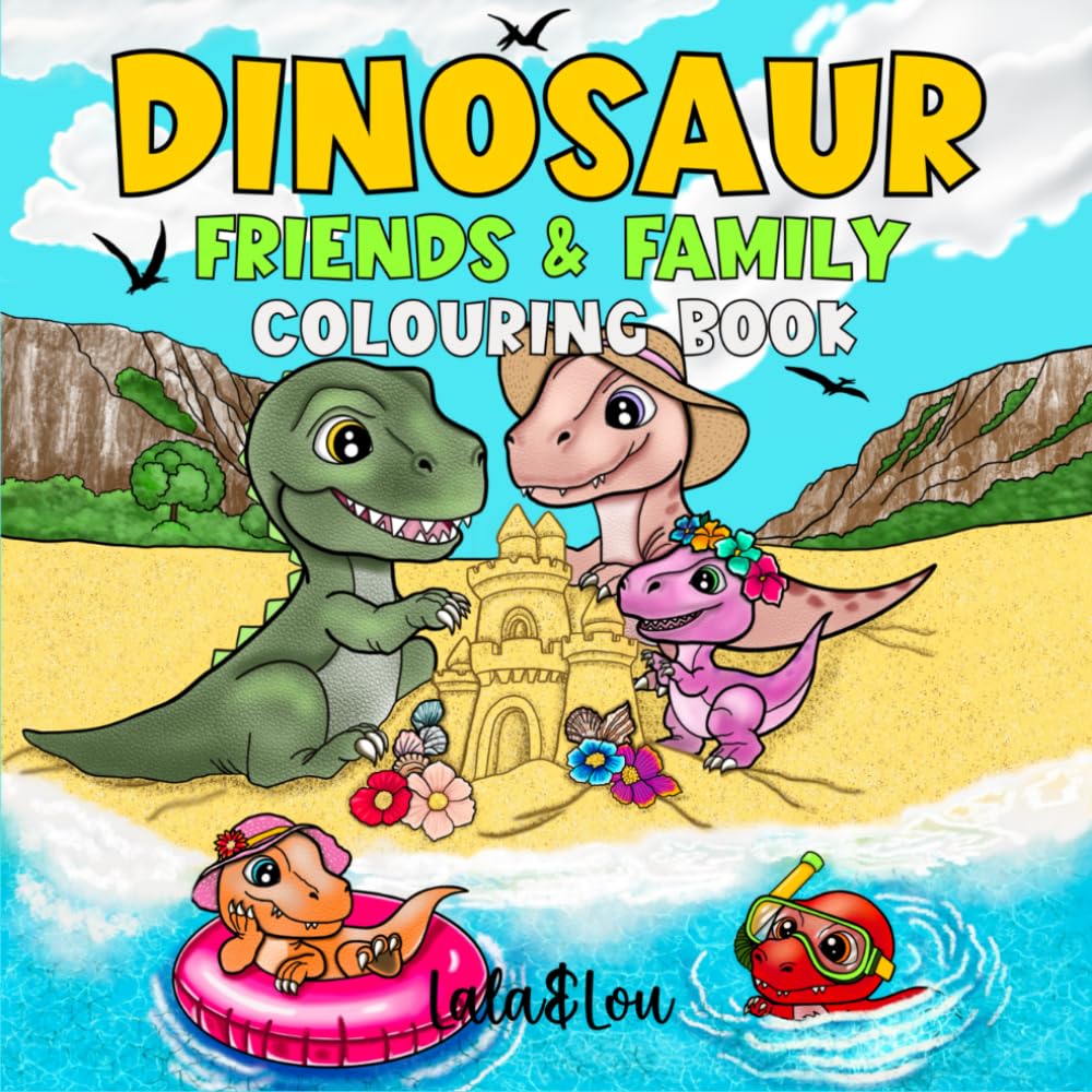 Dinosaur Friends & Family Colouring book