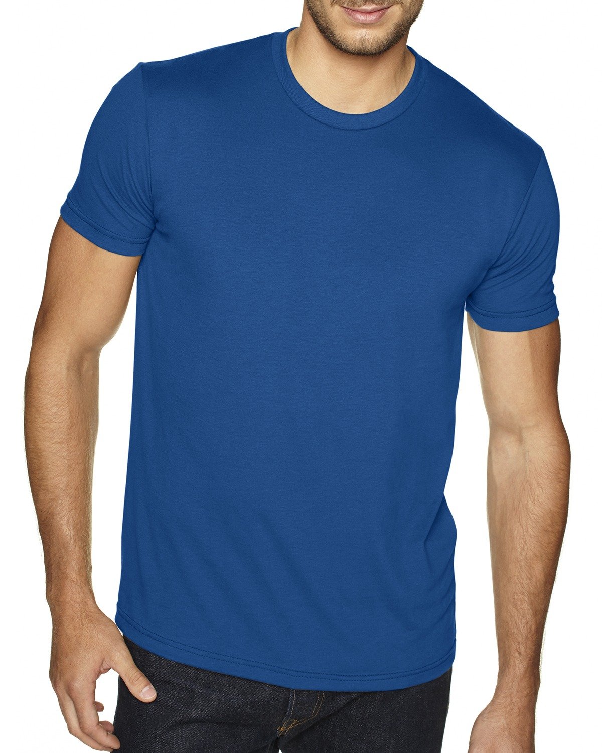 Next Level Apparel Mens Premium Fitted Sueded Crewneck T-Shirt