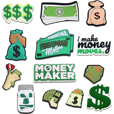 Fun Money Jibbitz for Crocs