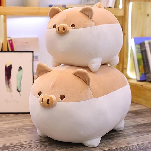Miniatura 2 de Levenkeness Almohada suave de peluche de cerdo para abrazar, lindo juguete de peluche de cerdo, regalos para ropa de cama, cumpleaños de niños, San