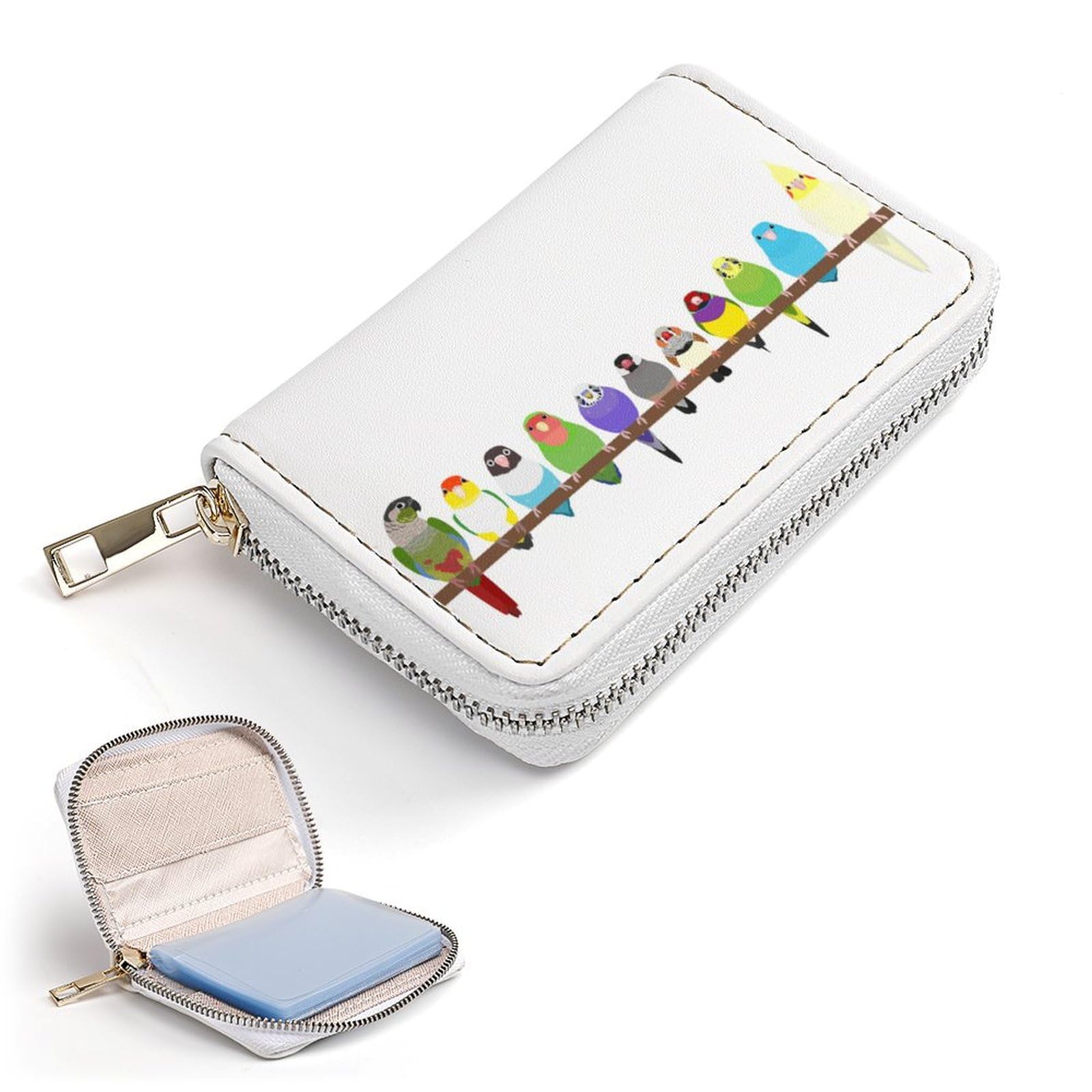 コインケース3点セット オレンジの犬/薄い黄色の犬/赤い鳥 Amazon.co.