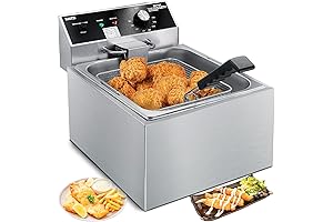 Commercial Deep Fryer with Basket - 11.6QT Optimal Frying Partner