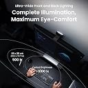 BenQ ScreenBar Halo 2 LED Monitor Light, Wireless Controller & Backlight, Eye-Care Screen Lamp with Motion Sensor, Auto-Dimming, Adjustable Brightness & Colour Temperature, USB C Powered gallery image