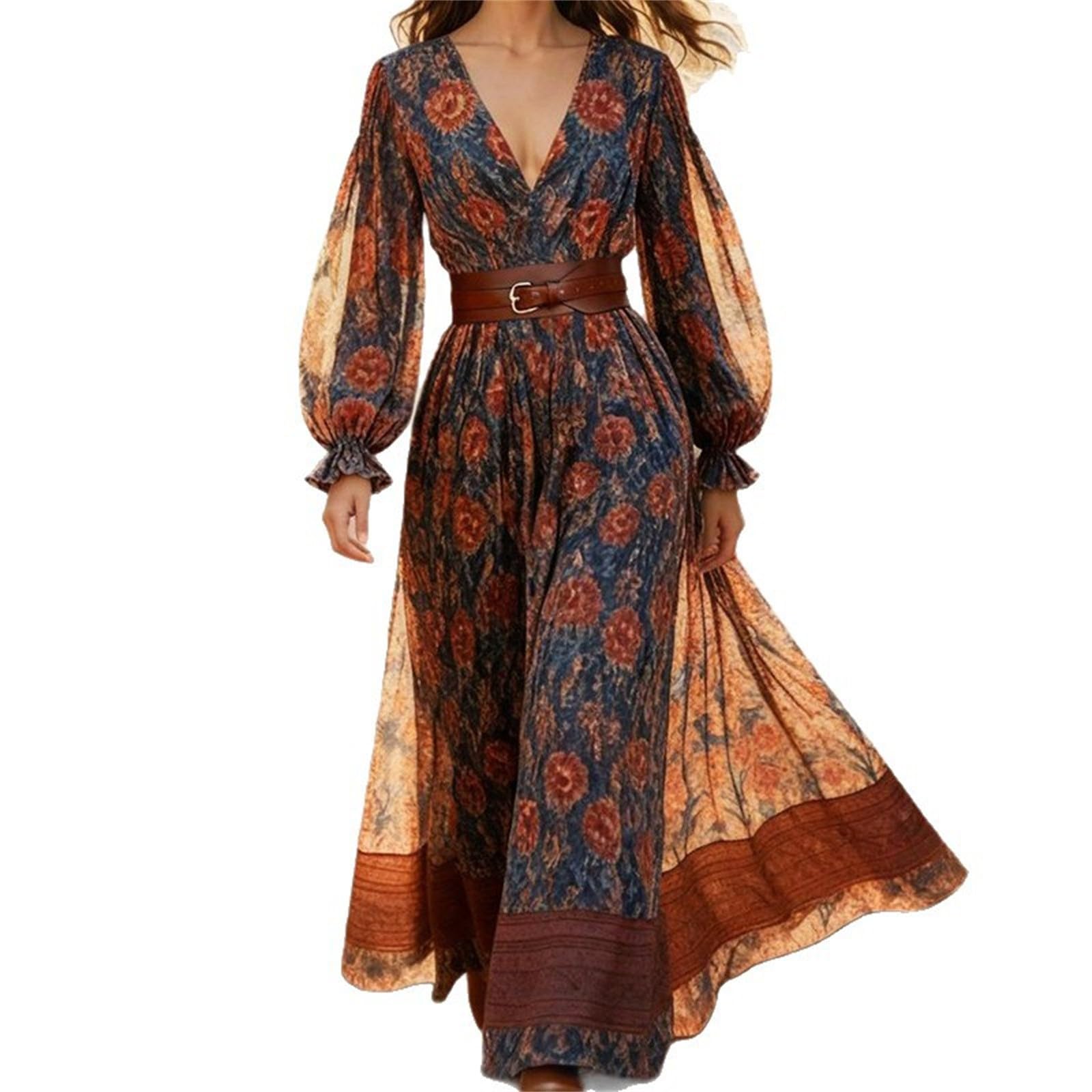 Women Fancy Dress Costume Womens Retro Western Cowboy Outfits Long/Short/Sleeveless Sleeve Vintage Dresses Country Western Dress Women Concert Party Going Out Vacation Special Occasions Elegant Dress