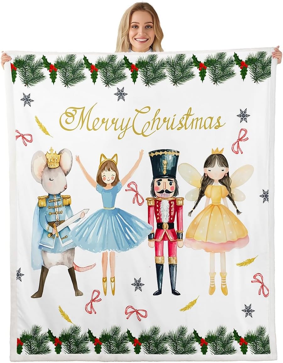 Erosebridal Kids Christmas Fleece Blanket Red and Green Polka Dot Throw Blanket Colorful Xmas Tree Dots Fuzzy Blanket Twin Size for Holiday Party Xmas Tree Decoration