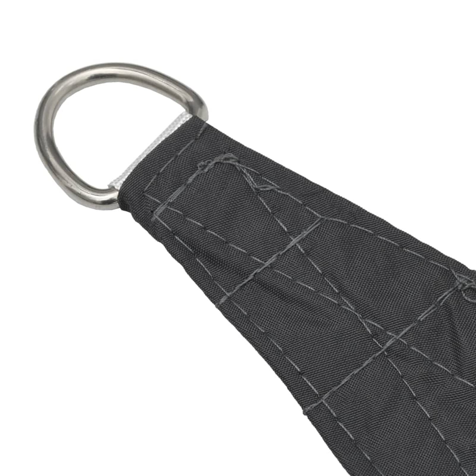 Parasole a Vela Oxford Triangolare 2,5x2,5x3,5 m Antracite,Tenda a Vela Impermeabile Rettangolare Vela Ombreggiante Parasole Protezione Raggi U V per Esterno Giardino terrazza