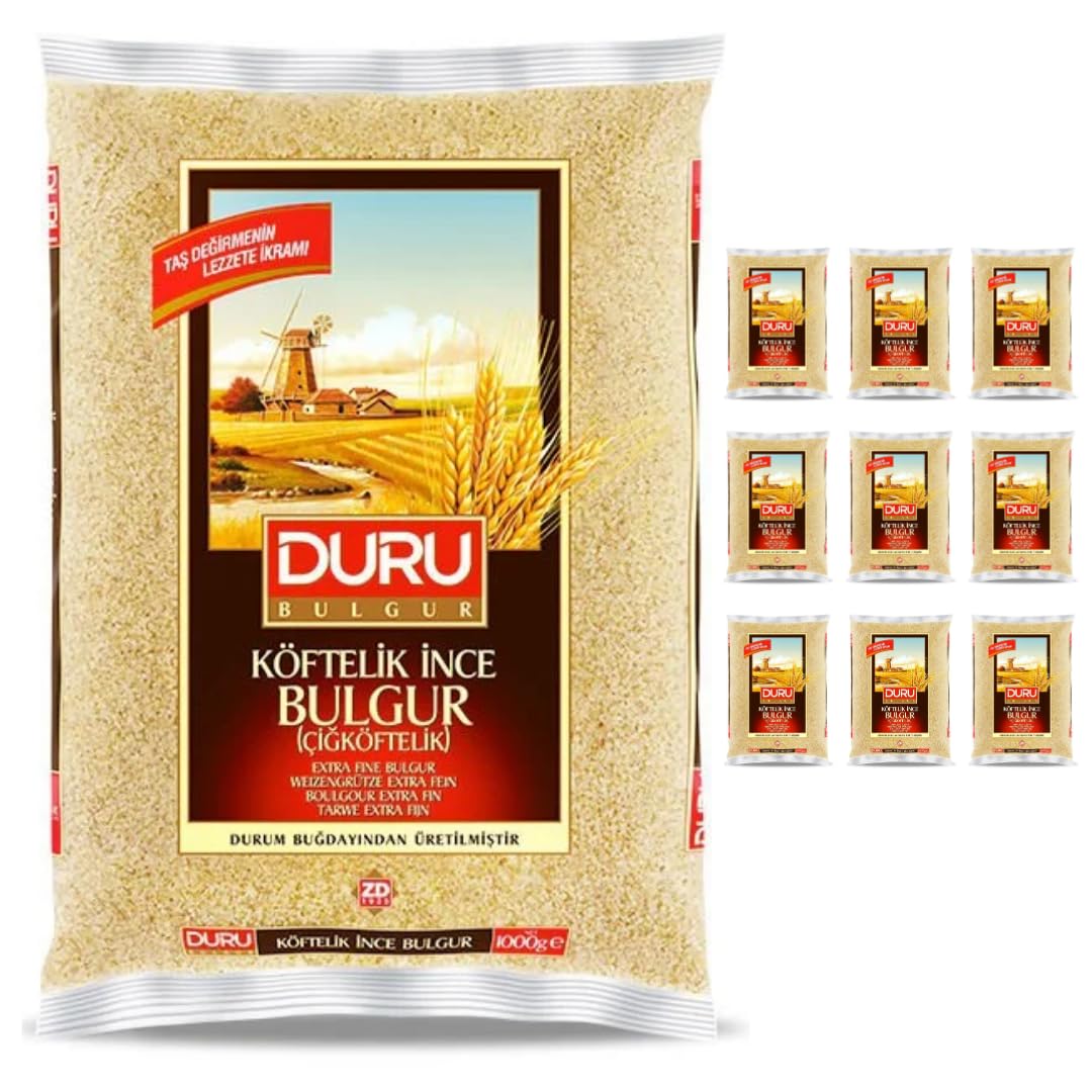 Duru Feiner Bulgur für Fleischbällchen (rohe Fleischbällchen) 1000g x 10 Stück