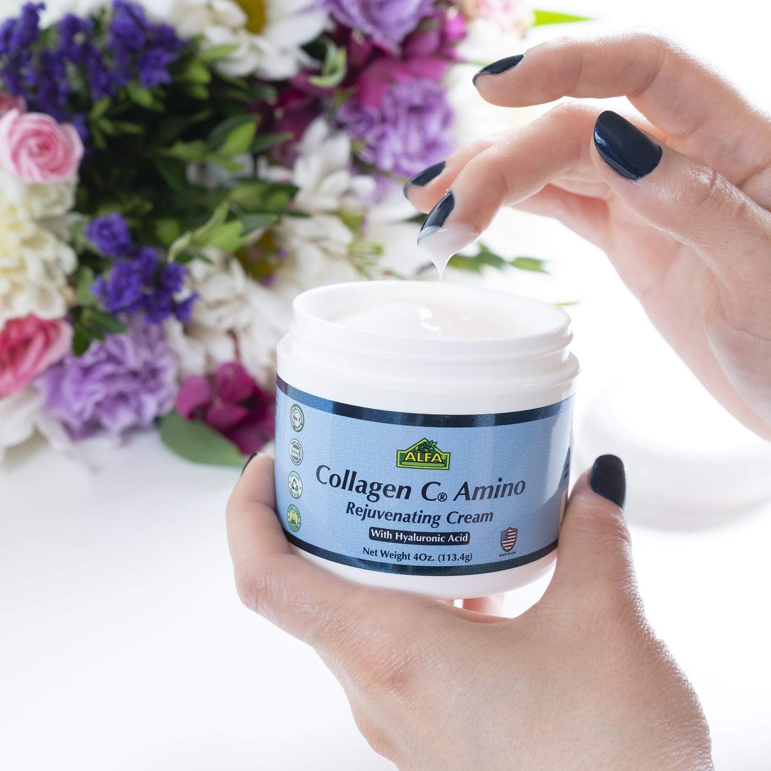 CollagenC - Collagen Kit 2 Pieces - Collagen Hydrolysate Capsules - Collagen Amino Cream - Anti Aging - Anti Wrinkle - Double the benefits through oral intake and skin rejuvenating cream - Promotes healthy skin
