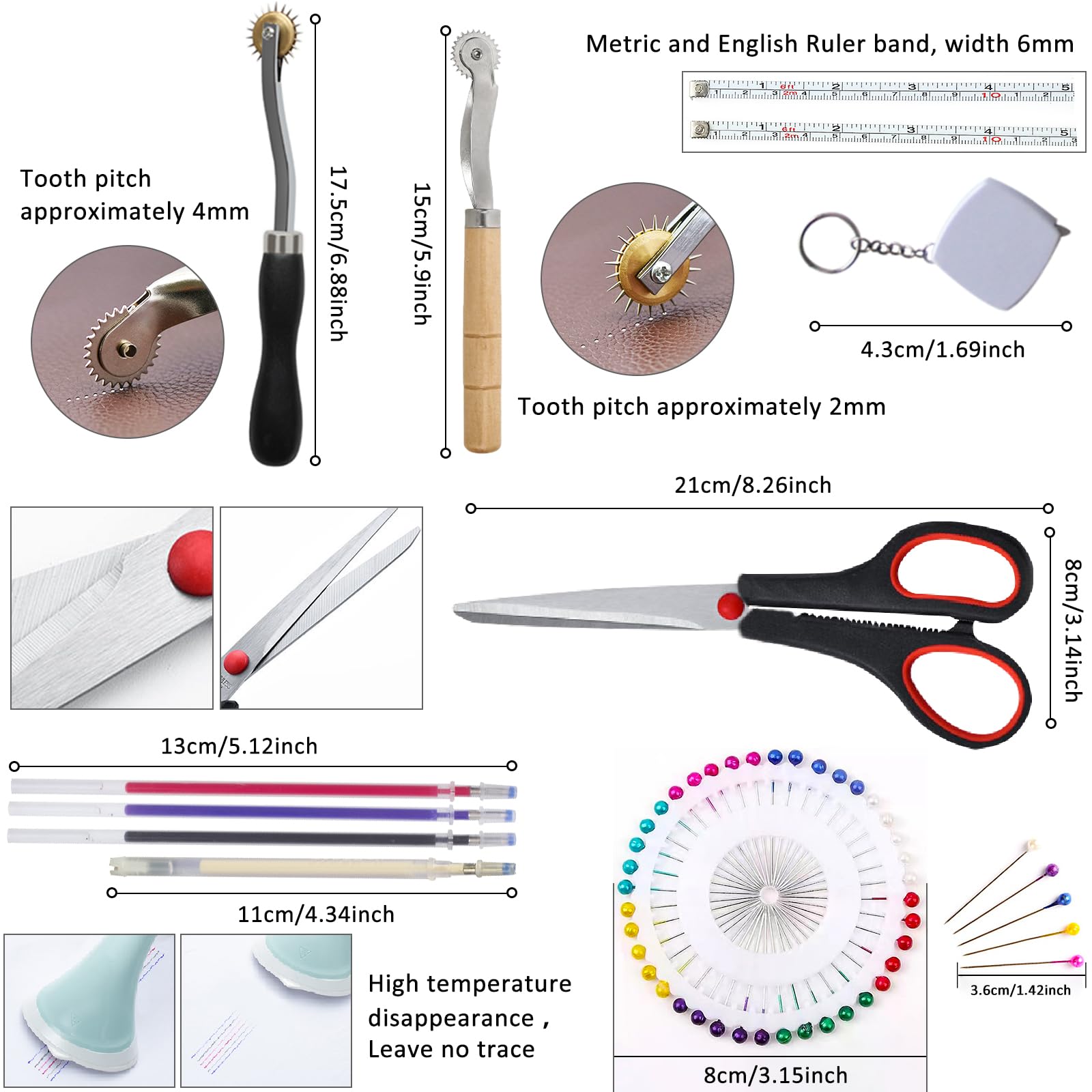 Juego De 9 Pinceles Planos Profesionales De Nailon - Tamaños Del #0 Al #16, Mango Largo