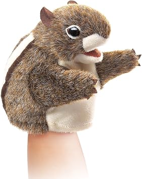 Folkmanis Little Chipmunk Hand Puppet