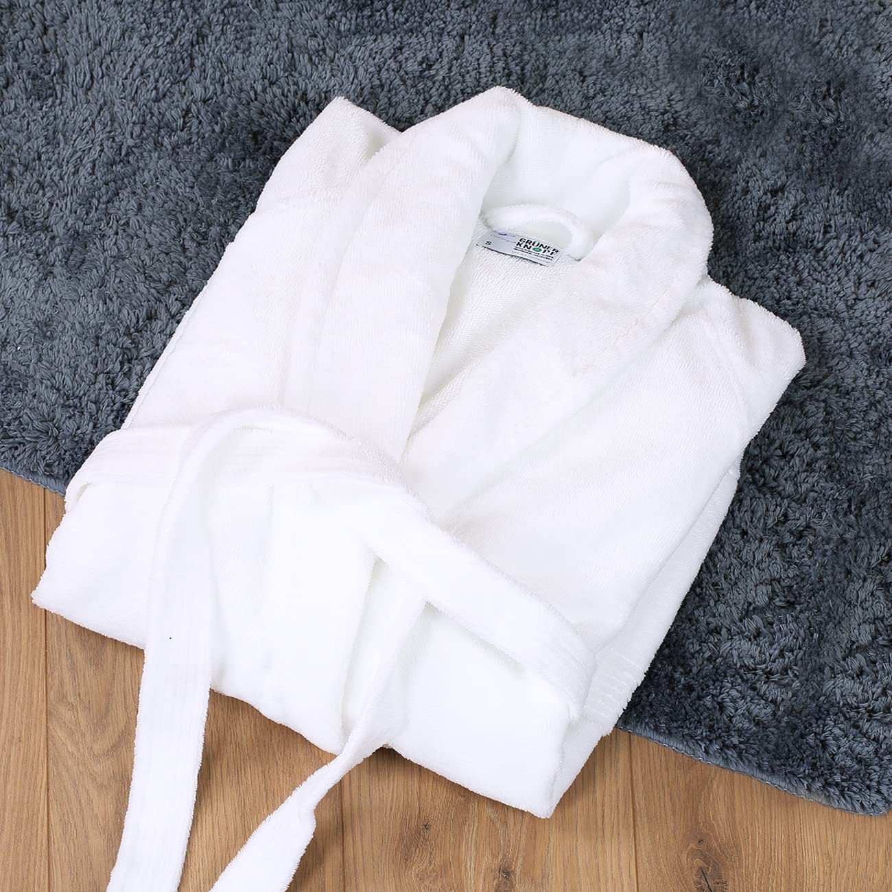 Herz & Heim® Partner Bademantel-Set zur Hochzeit mit Namen bestickt