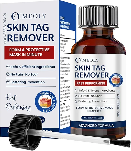 MEOLY Skin Tag Remover: Skin Tag Remover with Salicylic Acid for Men and Women 30 ML