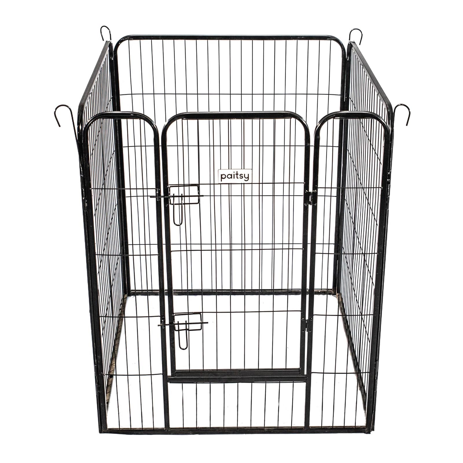Parc Enclos pour Chien Chiot et Lapin GARDEO80x100x4, 4 Panneaux 80X100cm, 0,64M2, modulable, intérieur et extérieur, Pliable, Garantie 5 Ans