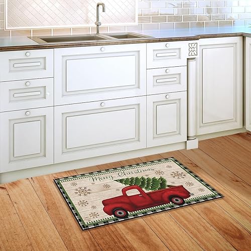 Miniatura 3 de Briarwood Lane Felpudo para camioneta con texto en inglés "Merry
