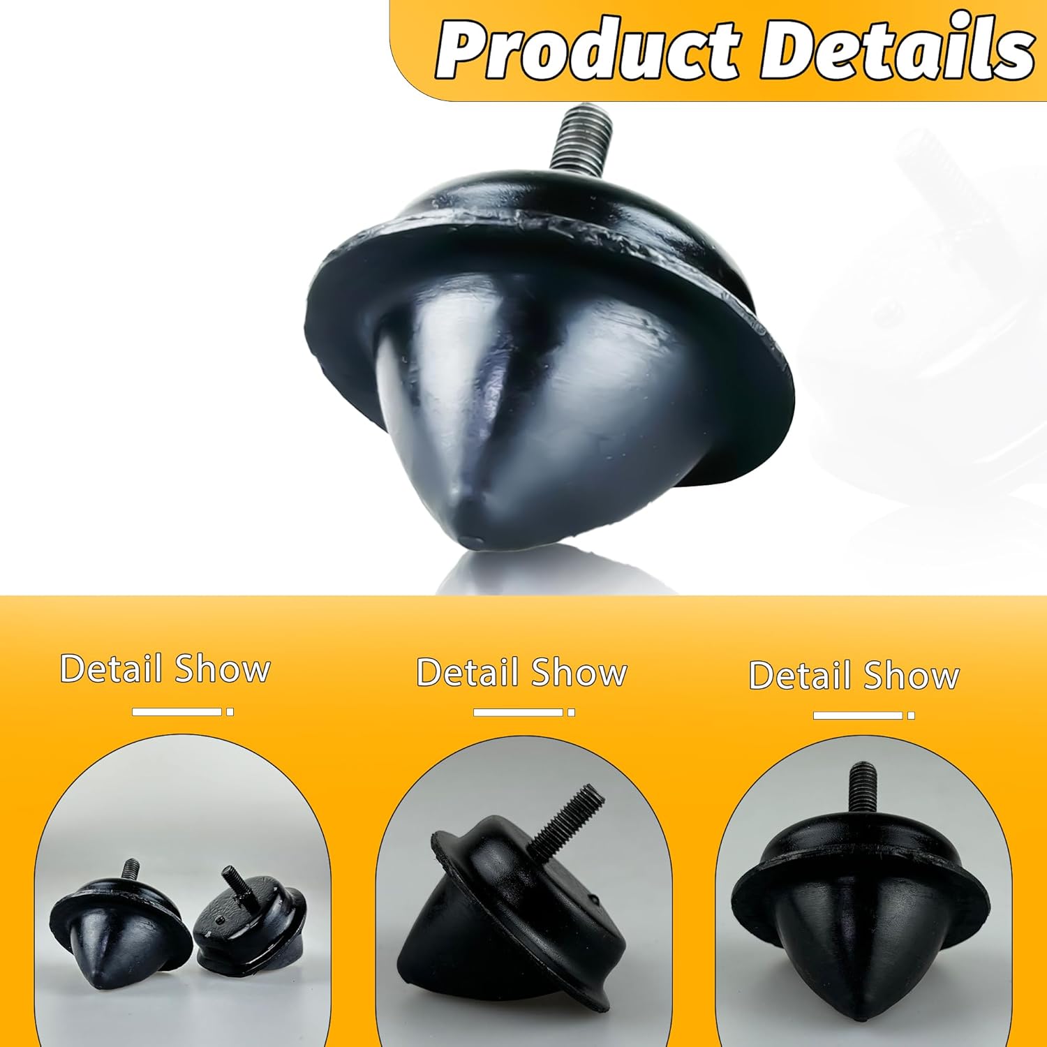 2PCS Front Suspension bump stop Fit for 1998-2001 Nissan Frontier, 1986-1994 Nissan Hardbody Pickup (D21), 1995-1997 Nissan Hardbody Pickup (D21U)