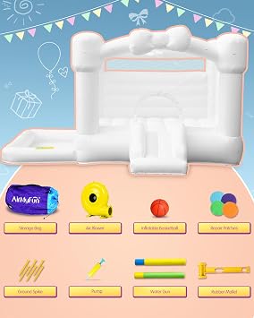 AirMyFun White Bounce House