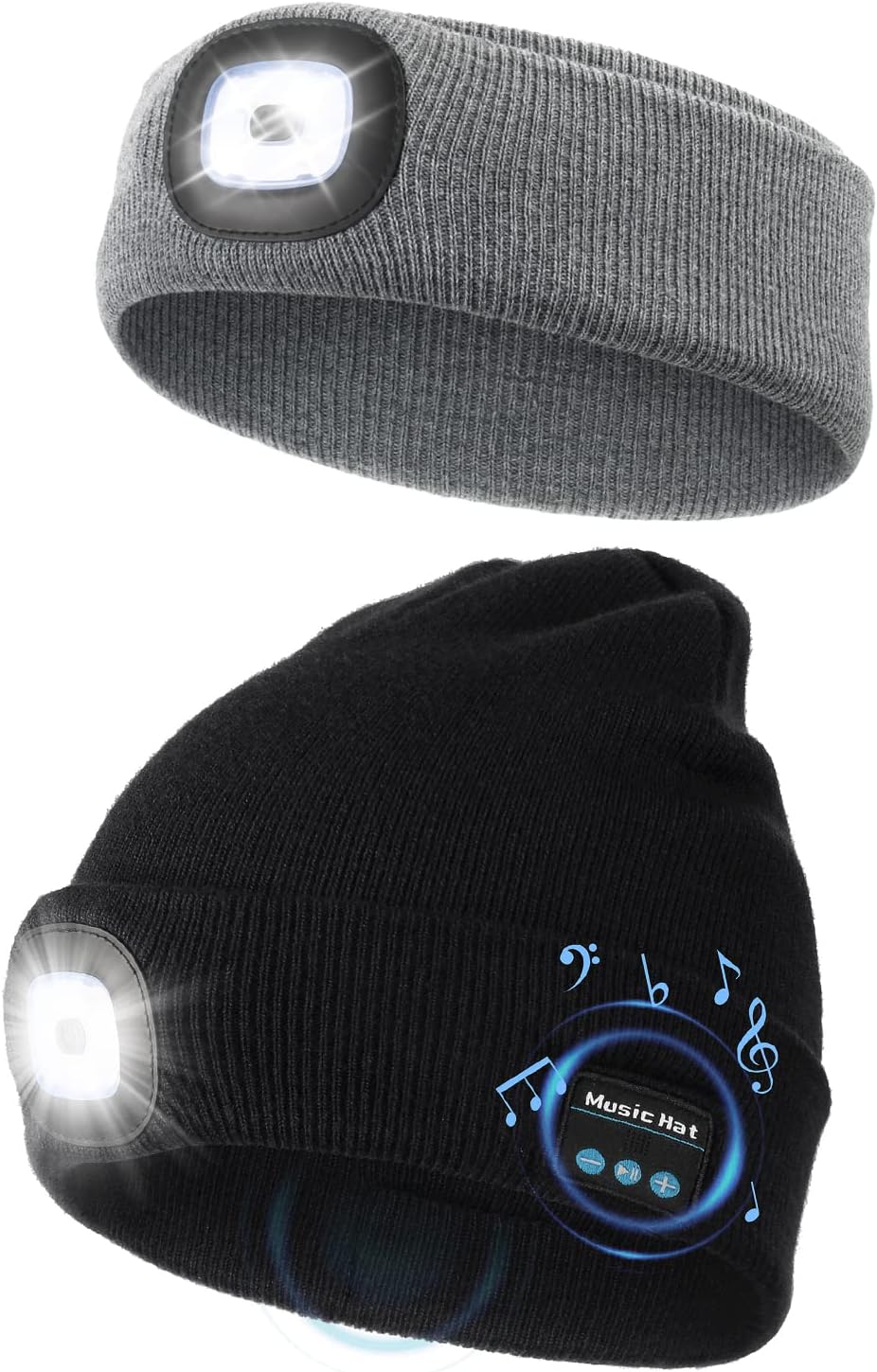 Headband with Light, Cool Gadgets Gifts for Sports, LED Light Headband