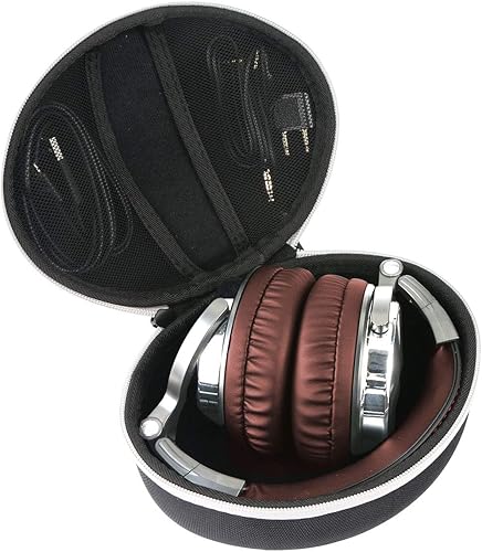 Khanka Eva Hart Reise Tragetasche Tasche fA r OneOdio KopfhA rer StudiokopfhA rer Over-Ear Headset mit Kabeln WeiAYer ReiAYverschluss Khanka Eva Hart Reise Tragetasche Tasche fA r OneOdio KopfhA rer StudiokopfhA rer Over-Ear Headset mit Kabeln WeiAYer ReiAYverschluss