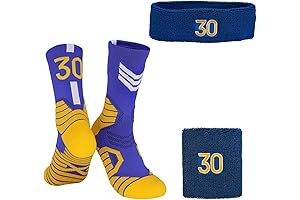 Kyrie Irving Socks Headband and Wristband Set Black