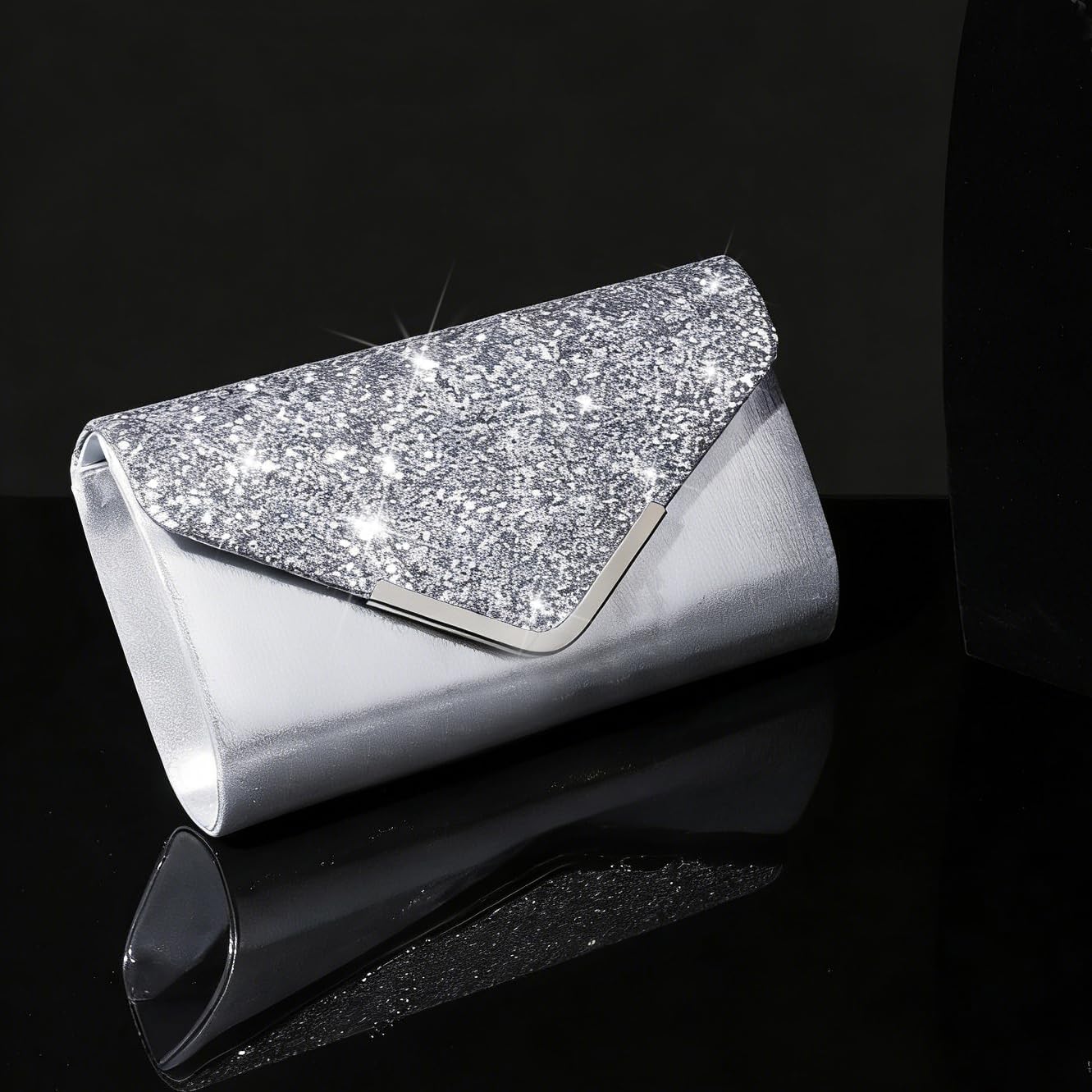 GIFIKOI Evening Bags Formal Clutch Purses Handbags with Shoulder Strap Crossbody for Wedding Party Prom