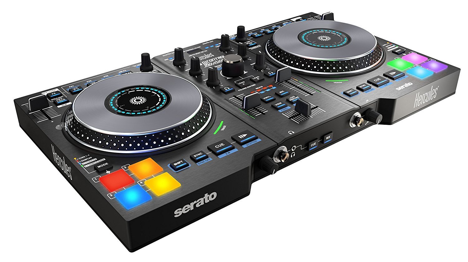 Hercules DJControl Jogvision USB DJ controller for Serato with In