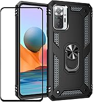 Vista 1 de Funda para Xiaomi redmi Note 10 Pro con protector de pantalla, ajuste delgado, protección militar, a prueba de golpes, funda trasera para Redmi Note