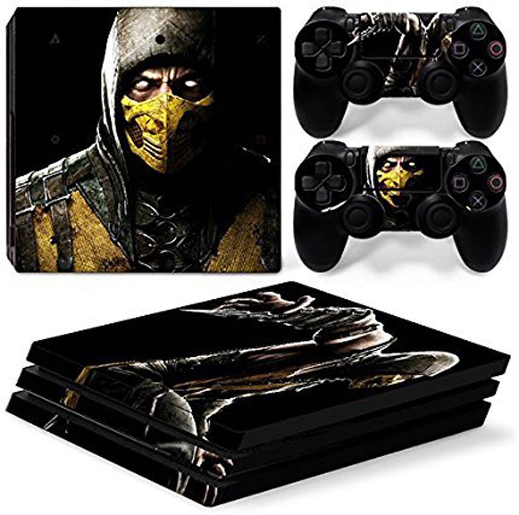 Elton Mortal Fight Theme 3M Skin Sticker Cover for PS4 Pro Console and Controllers [video game] (B077VBGP2P) Amazon Price History, Amazon Price Tracker