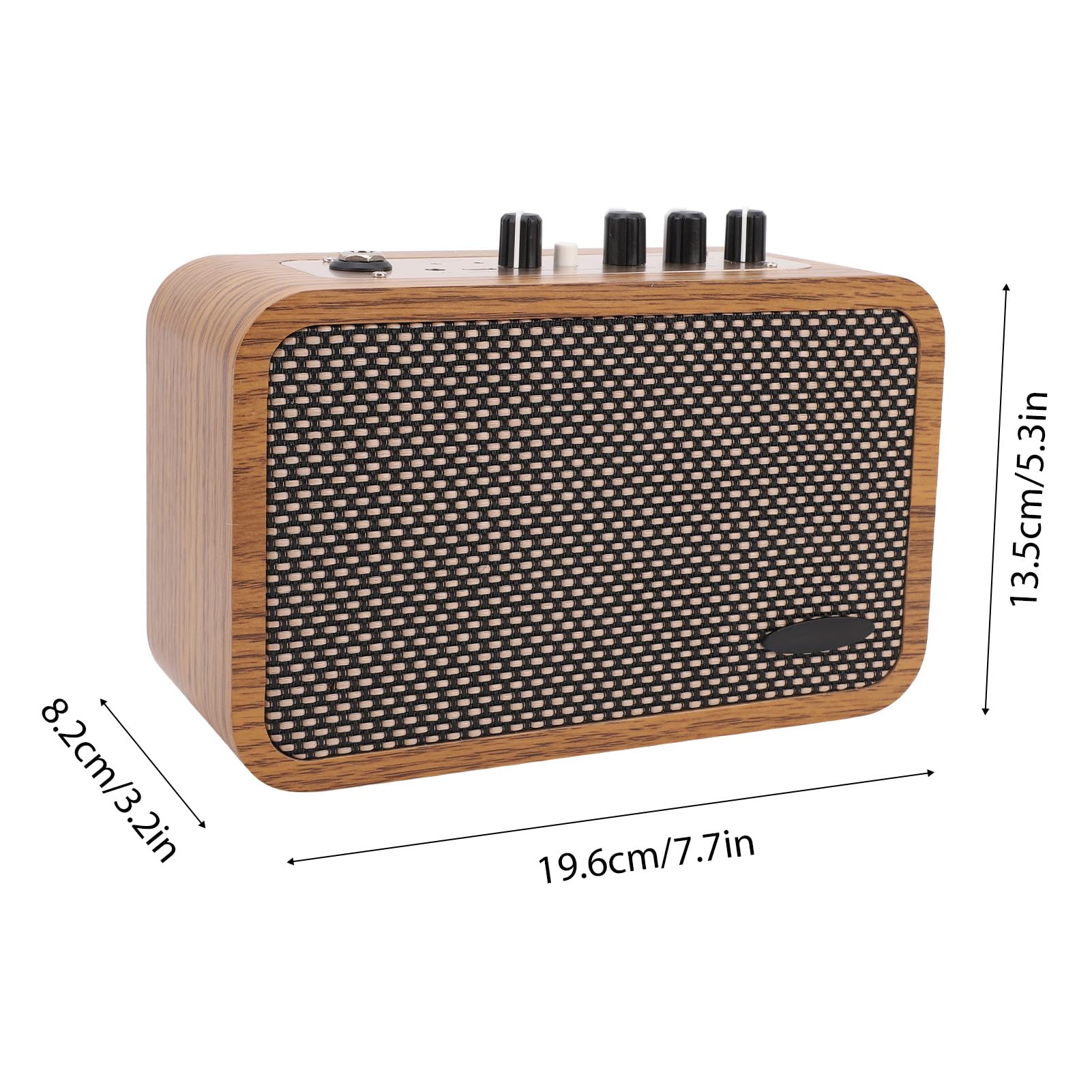 10 W Przenośny Wzmacniacz Gitarowy, Wzmacniacz Elektryczny z Interfejsem BT, OTG do Nagrywania Mobilnego