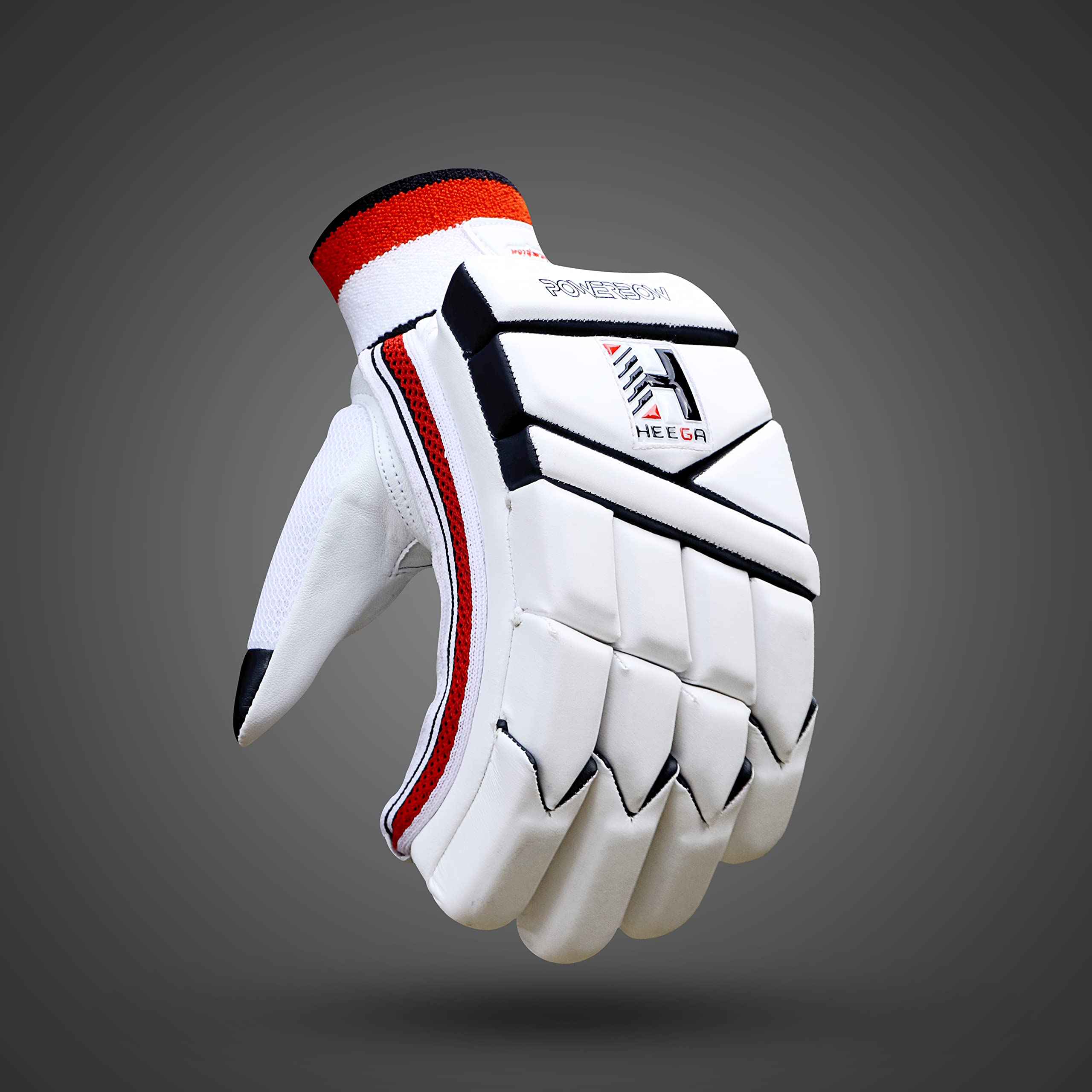 Heega Powerbow Cricket Batting White Gloves, Extra Finger Protection Reinforced (Right Hand) (B08V5KSF4V) Amazon Price History, Amazon Price Tracker