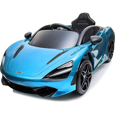 Amazon 電動乗用カー 乗用ラジコン マクラーレン 7s 大型 電動乗用ラジコンカー 乗用玩具 電動カー 車のおもちゃ 乗物玩具 Blue 電動乗用 おもちゃ
