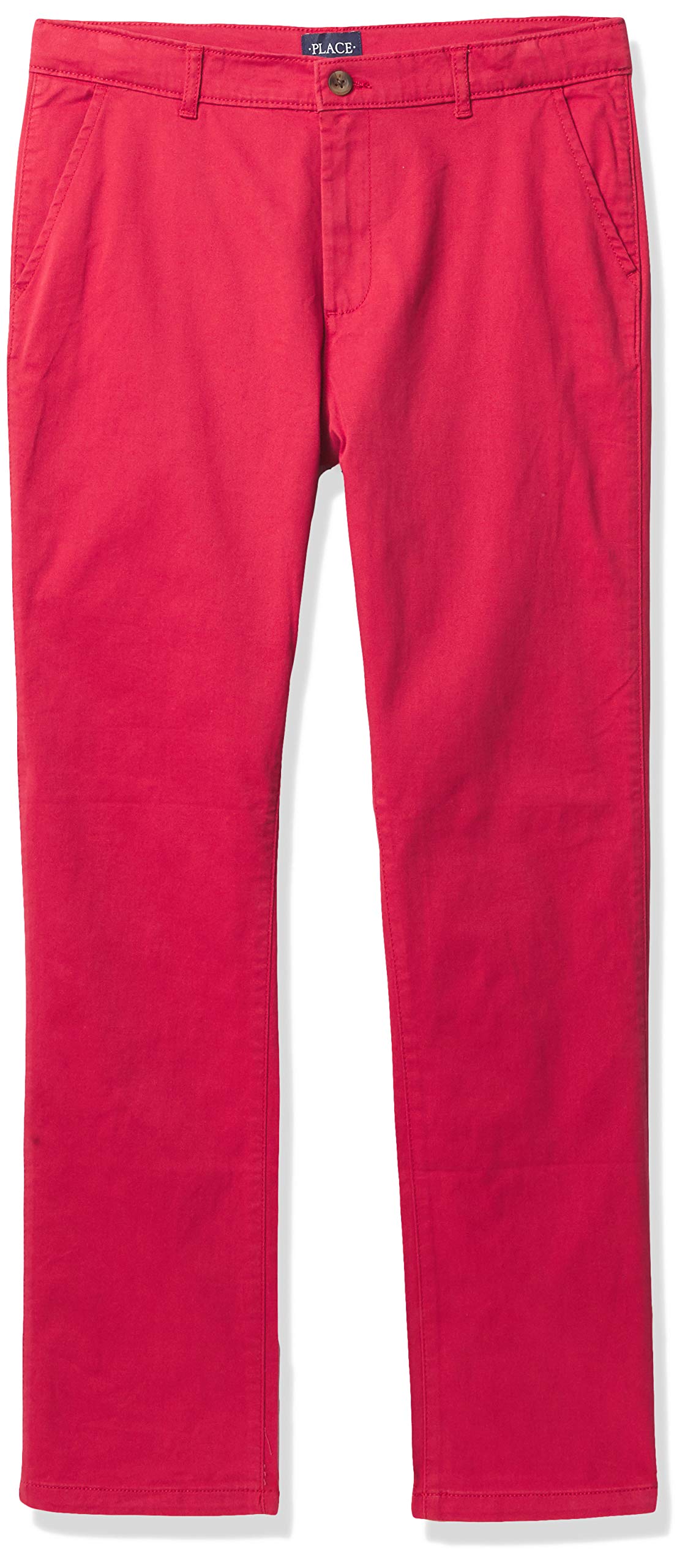 The Children's Place Boys Stretch Skinny Chino Pants,Hampton RED Single,12