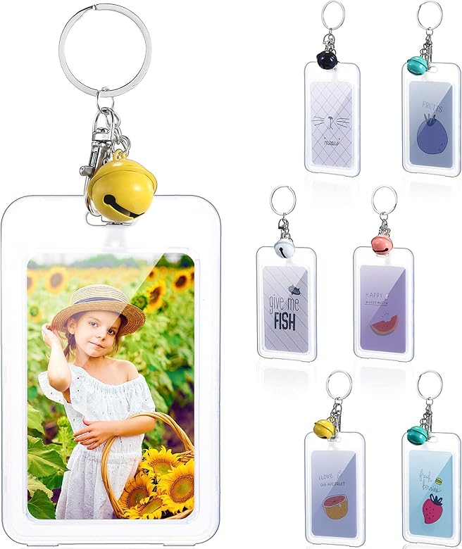 Amazon.co.jp: Zonon ミニフィルムカスタムピクチャーキーリング 6 