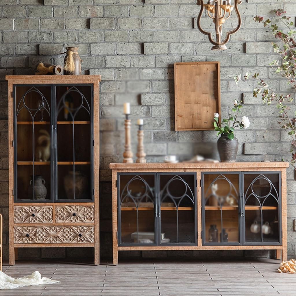 インダストリアルガラスキャビネット