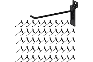 6-Inch Slatwall Hooks: Enhancing Wall Versatility for Home, Shop, and Retail Needs