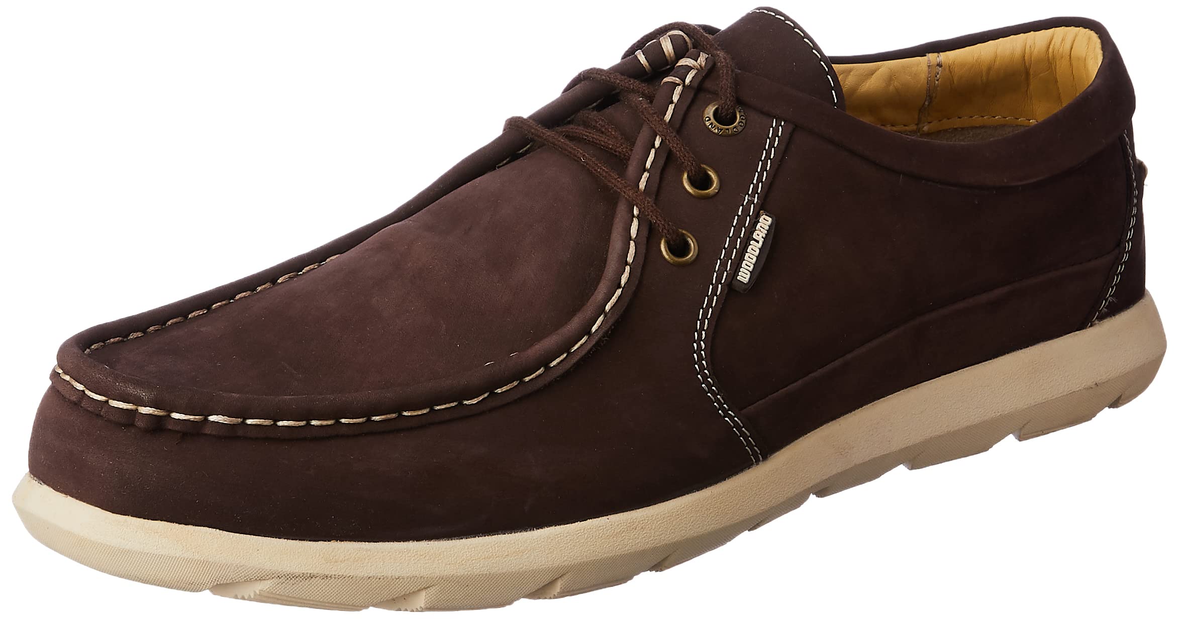 Woodland Mens Rb Brown Leather Casual Shoe-8 UK (42 EU) (GC 2917118NW) (B0BR5LZPQF) Amazon Price History, Amazon Price Tracker