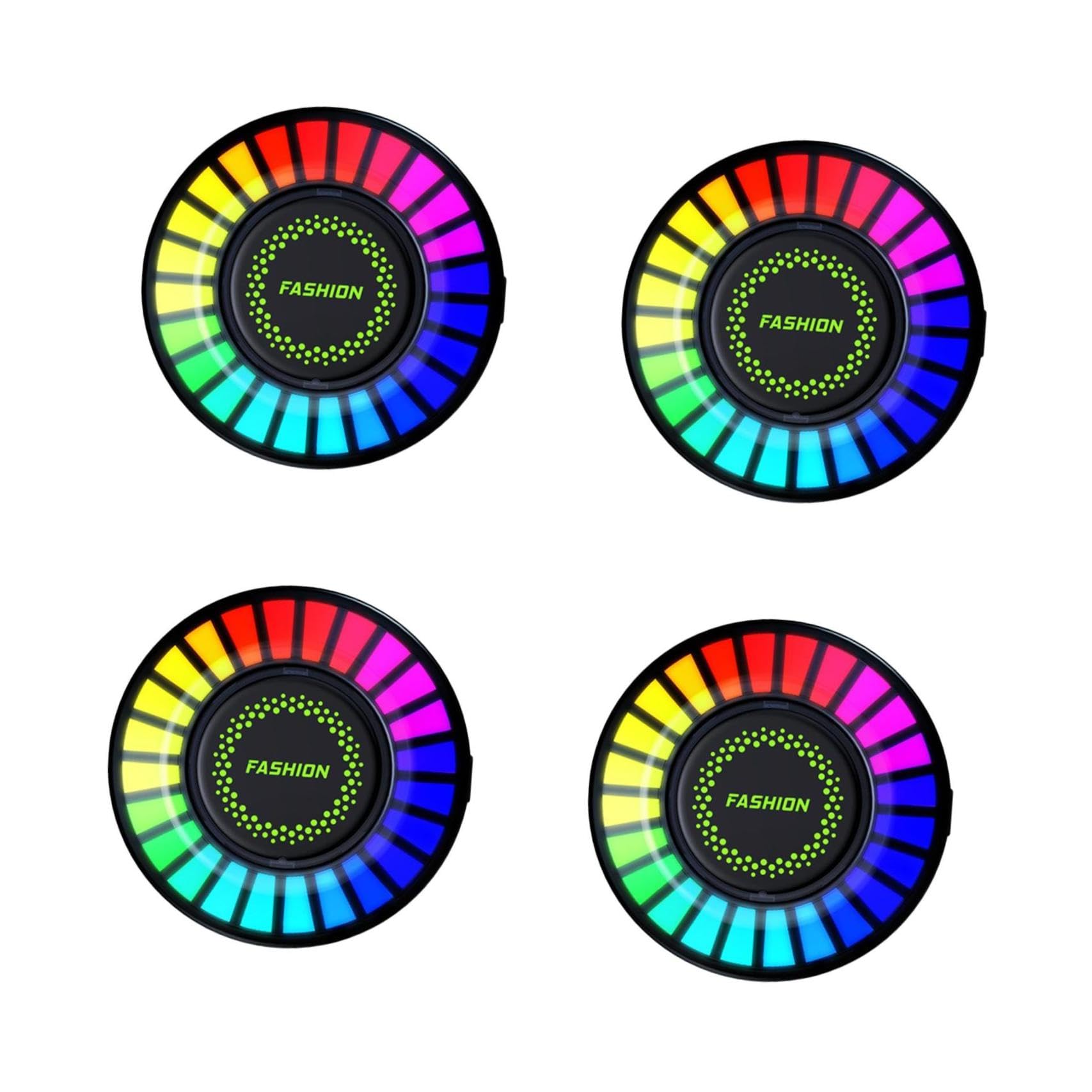 Alipis 4 Pezzi Diffusore Fragranza per Auto con Luce Atmosferica LED Rgb Clip per Modi Illuminazione Accessorio Pratico per Auto e per Amici e Famiglia