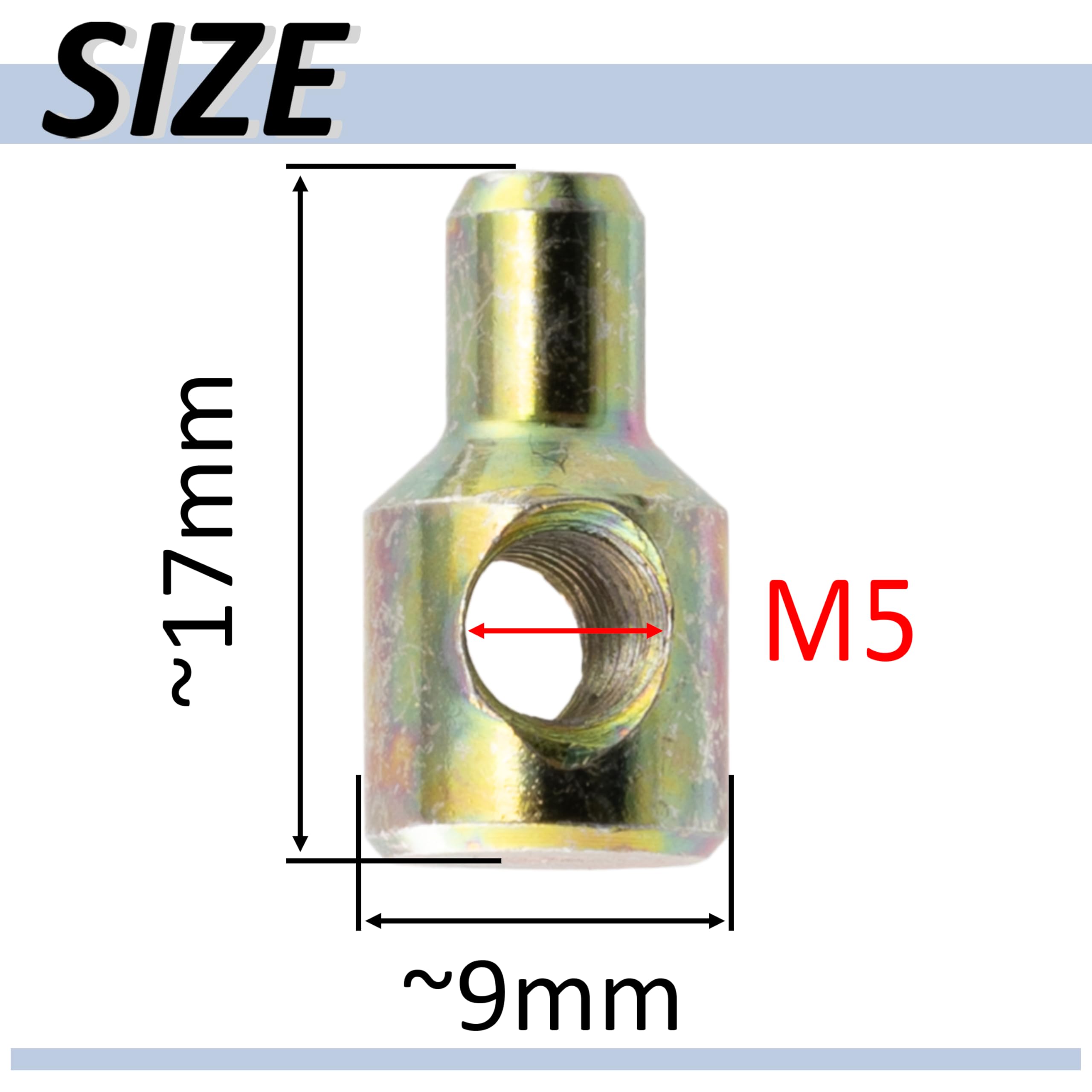 AERZETIX Kettenspanner-Set K37126 – Für Kettensägen, Kompatibel Mit Dolmar 116, 120, 6000, 6800 – Spannschraube & Bolzen Für Präzise Kettenspannung