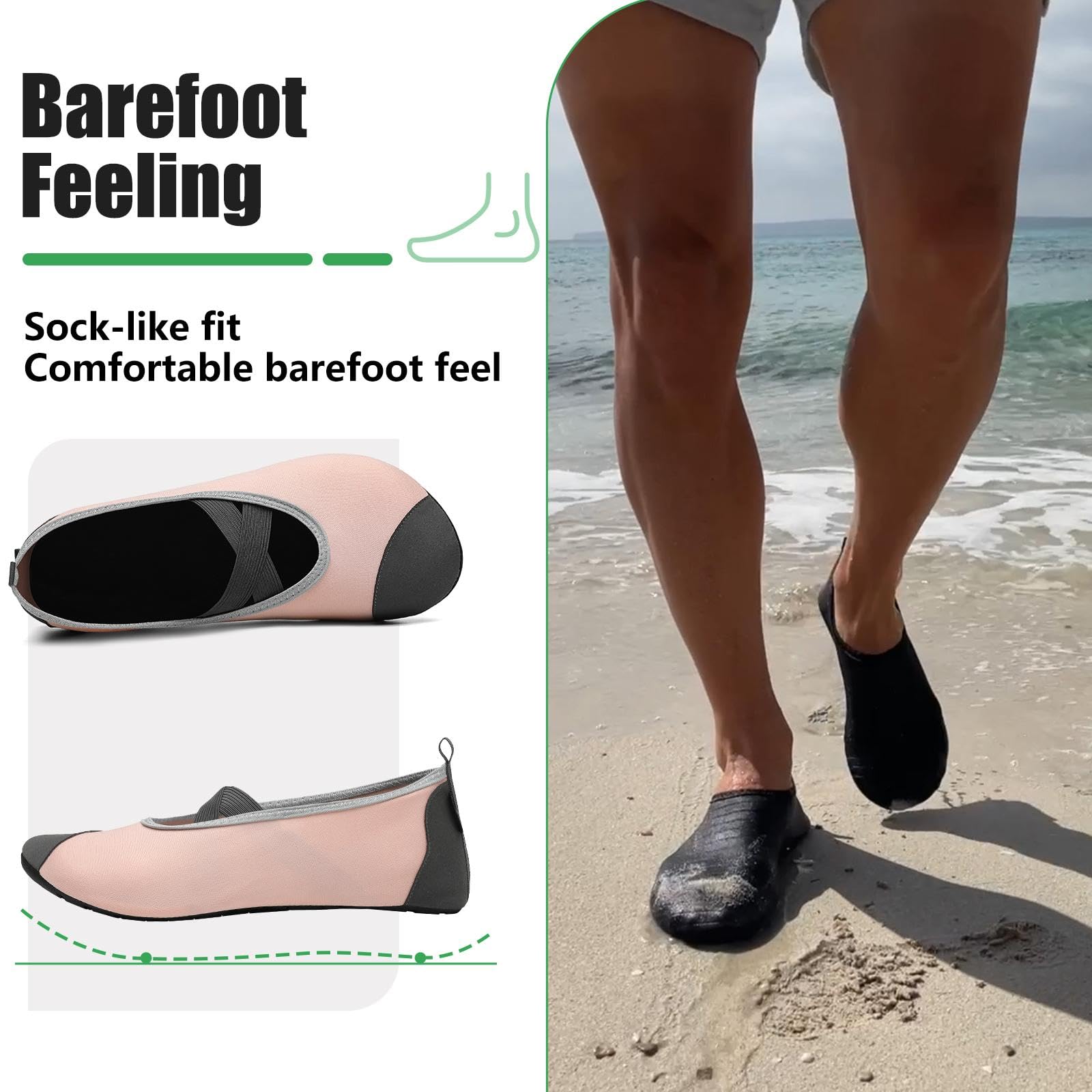 SAGUARO Scarpette da Scoglio Scarpe da Sport Acquatici, Unisex