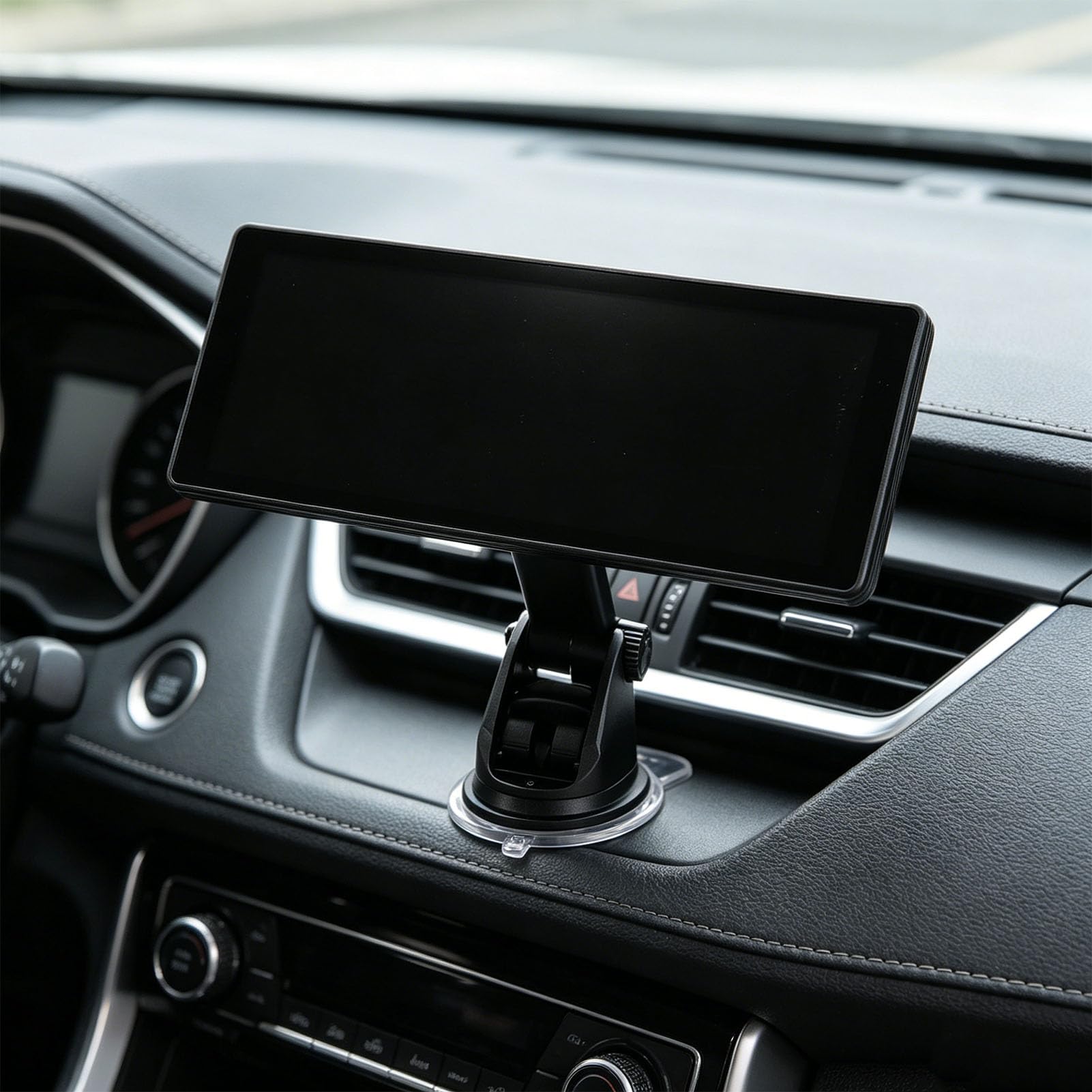 Pantalla Táctil de 10,2 Pulgadas, Inalámbrico y Auto Estéreo Portátil para Coche con Bluetooth 5.0 Navegación GPS Control de Voz Mirror Link, para Vehículos (Soporte de Ventosa)