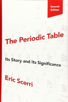 The Periodic Table Its Story and Its Significance