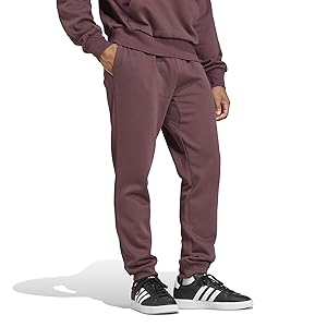 adidas Mens Essentials Feel Cozy French Terry Pants