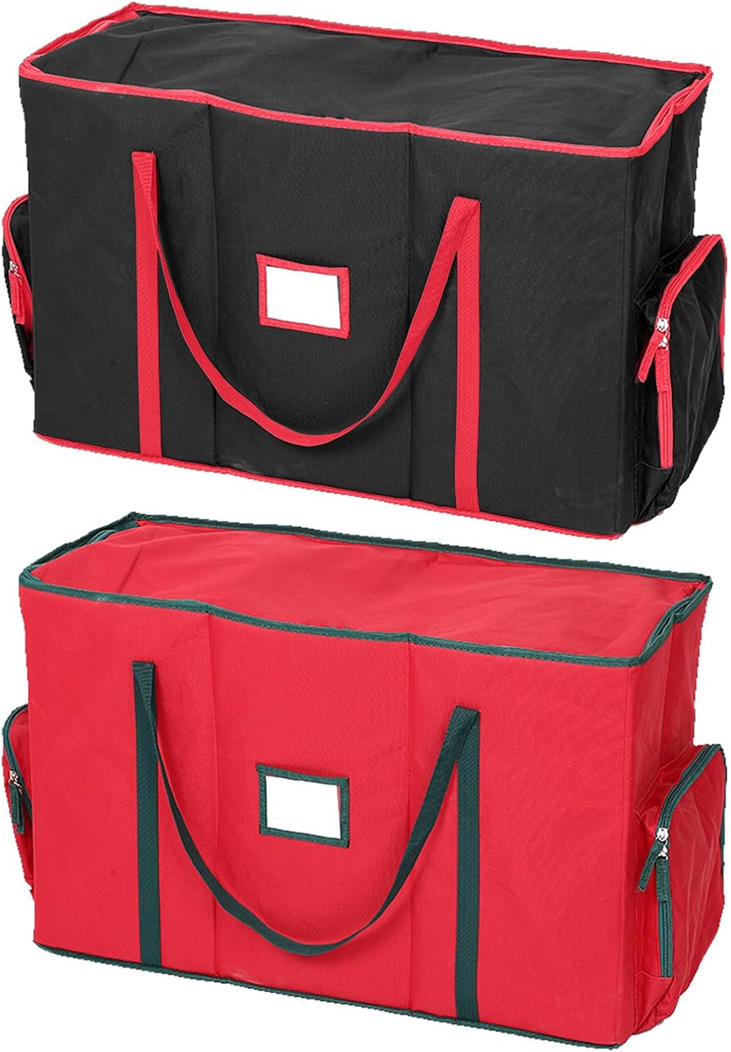 Festival Holiday Decoration Organizers Featuring Interchangeable Pockets And Base For Secure Ornament Storage Adjustable Christmas Container