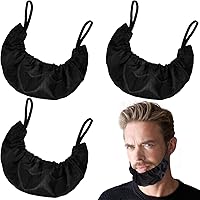 Vista 1 de eBoot 3 Piezas Gorras de Barba Gorro de Barba para Hombres Bandana Cubiertas de Cabello Facial Gorros Protectores Ajustables Gorras de Gorro Regalo