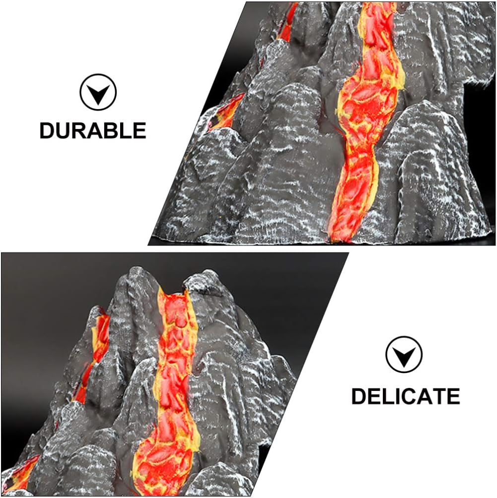 Toddmomy Volcano Model Dinosaur Toys Volcano Dinosaur Playset Erupting Volcano Model Preschool